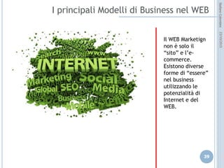 idee attive per lo sviluppo
STEFANO COLOMBINI – WEBMKTG – OTTOBRE 2015
Che cosa si ottiene:
 Convogliare più traffico possibile, allargando la potenziale “azione”;
 Migliorare la qualità del traffico
 Diminuire le spese la pubblicità di “massa” verso una più “mirata”
(push vs pull)
Come un cercatore d'oro: setacciare
sassolini, sabbia e detriti con i giusti strumenti
per separare le pepite d'oro dai sedimenti.
 
