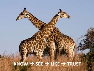 KNOW  SEE  LIKE  TRUST
 