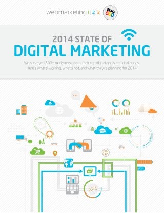Webmarketing123 state of digital marketing report 2014
