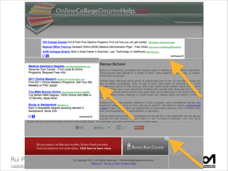Rui Pedro Basto	

ruipedrobasto@gmail.com
WEBMARKETING PARA ARQUITECTOS
 