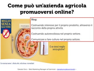 Web, Cibo e Vendite Online