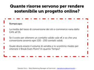 Web, Cibo e Vendite Online