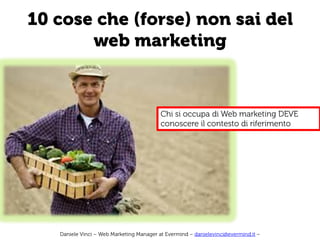 Web, Cibo e Vendite Online