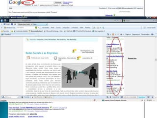 Aperfeiçoar o seu Web site para ser encontrado e indexado, através dos “Crawlers” e/ou “spiders”.