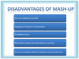 Advantages of mash-up