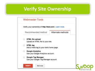 Verify	
  Site	
  Ownership	
  

 