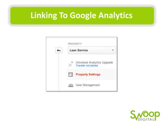 Linking	
  To	
  Google	
  Analy(cs	
  	
  

 