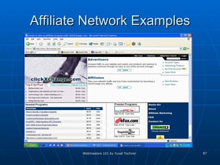 Affiliate Network Examples 