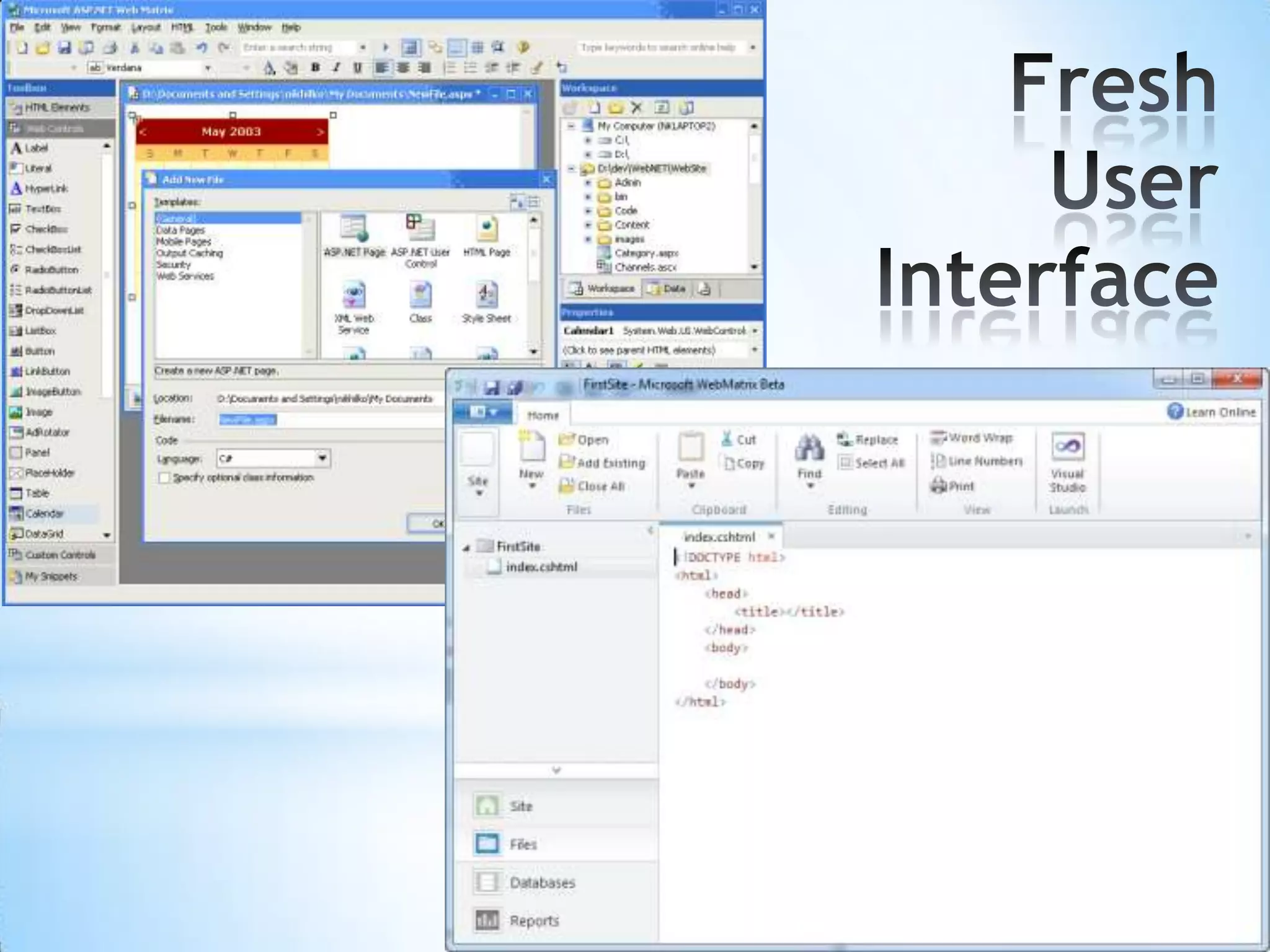 Fresh User Interface