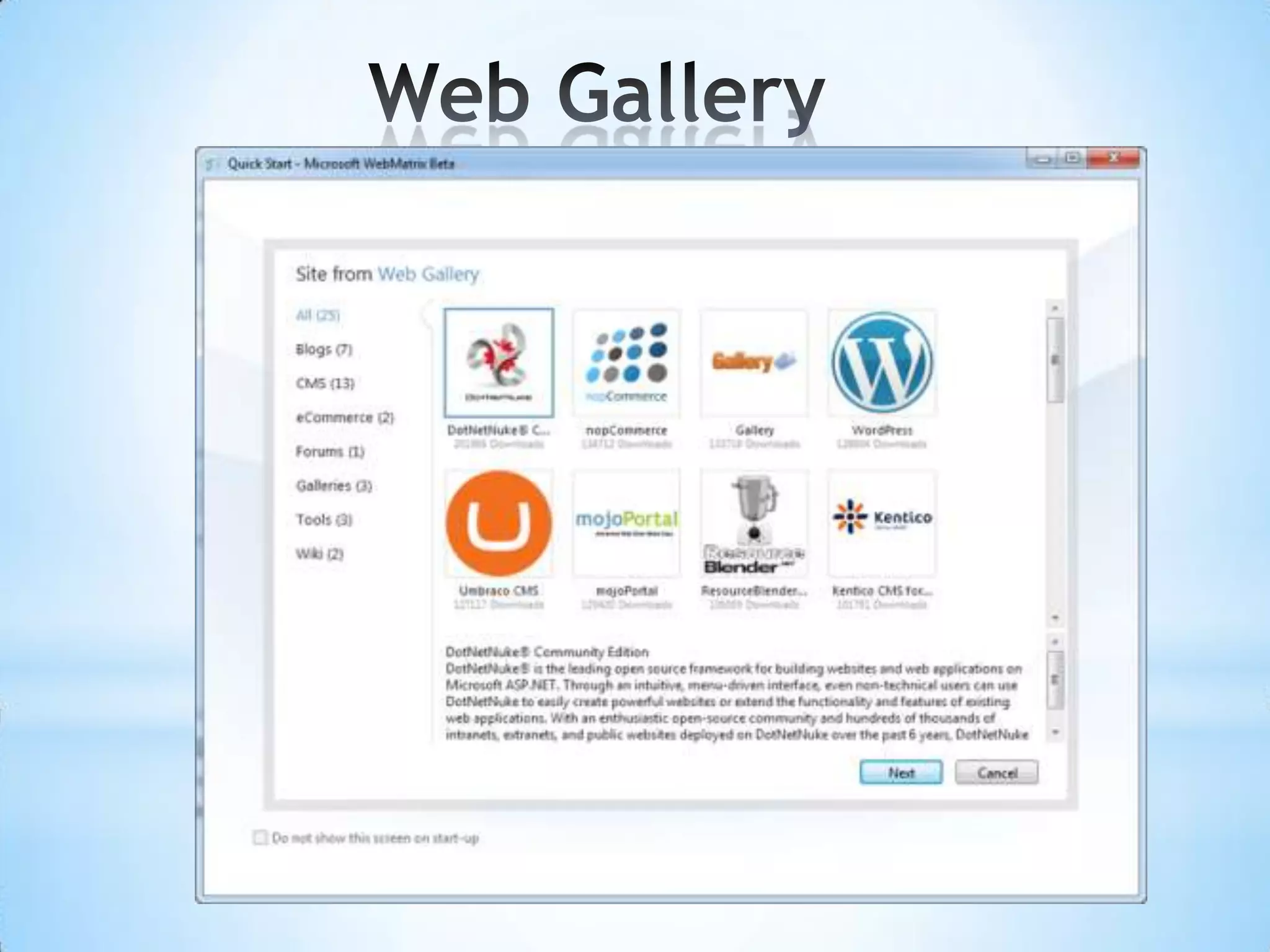 Web Gallery