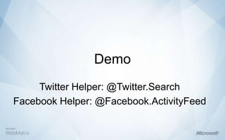 Helpers make it easy to quickly add commonly used functionality into your websitesHelpers are designed to make your life easierSome examples:And many more…What are Helpers?