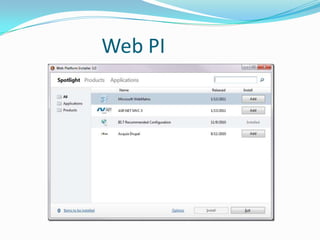 Putting things into perspectiveTask focussed tool to make it really easy to get started with web development