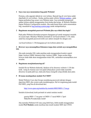 Webmin faq | PDF