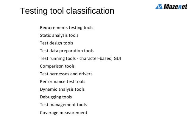 Software Test Tools