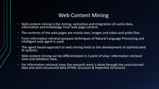 Web mining | PPTX