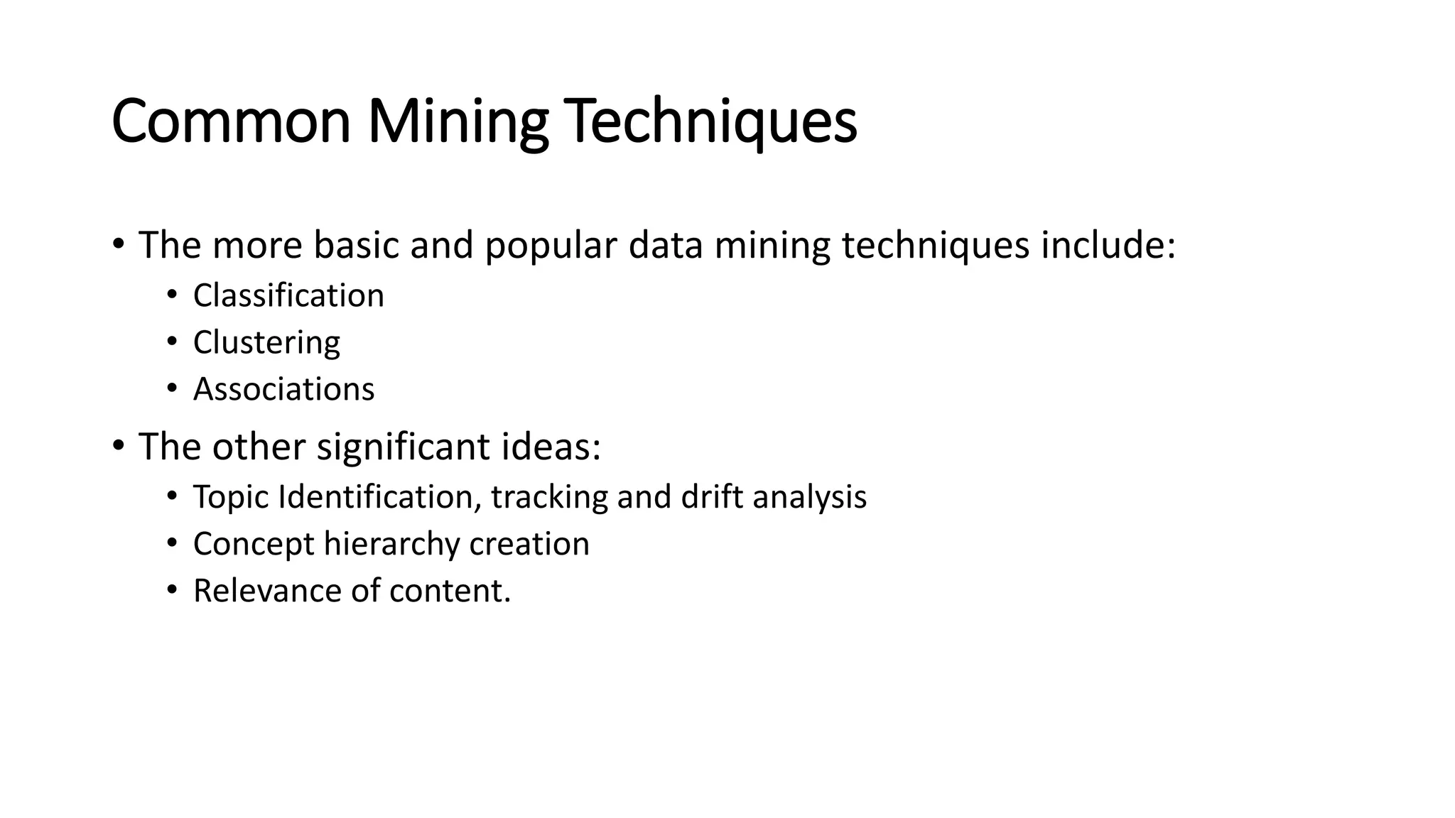 Web mining: Concepts and applications