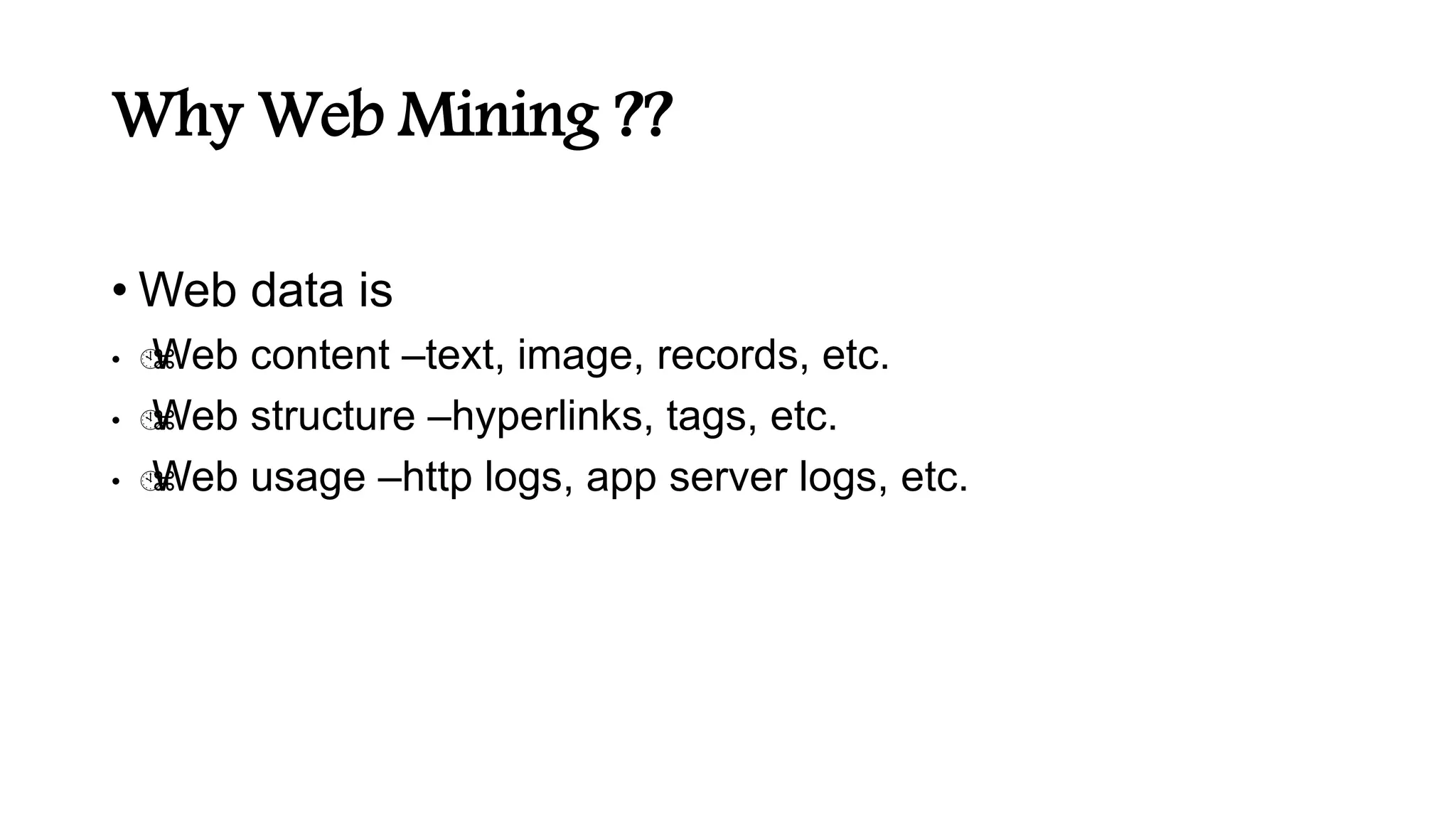 Web mining: Concepts and applications
