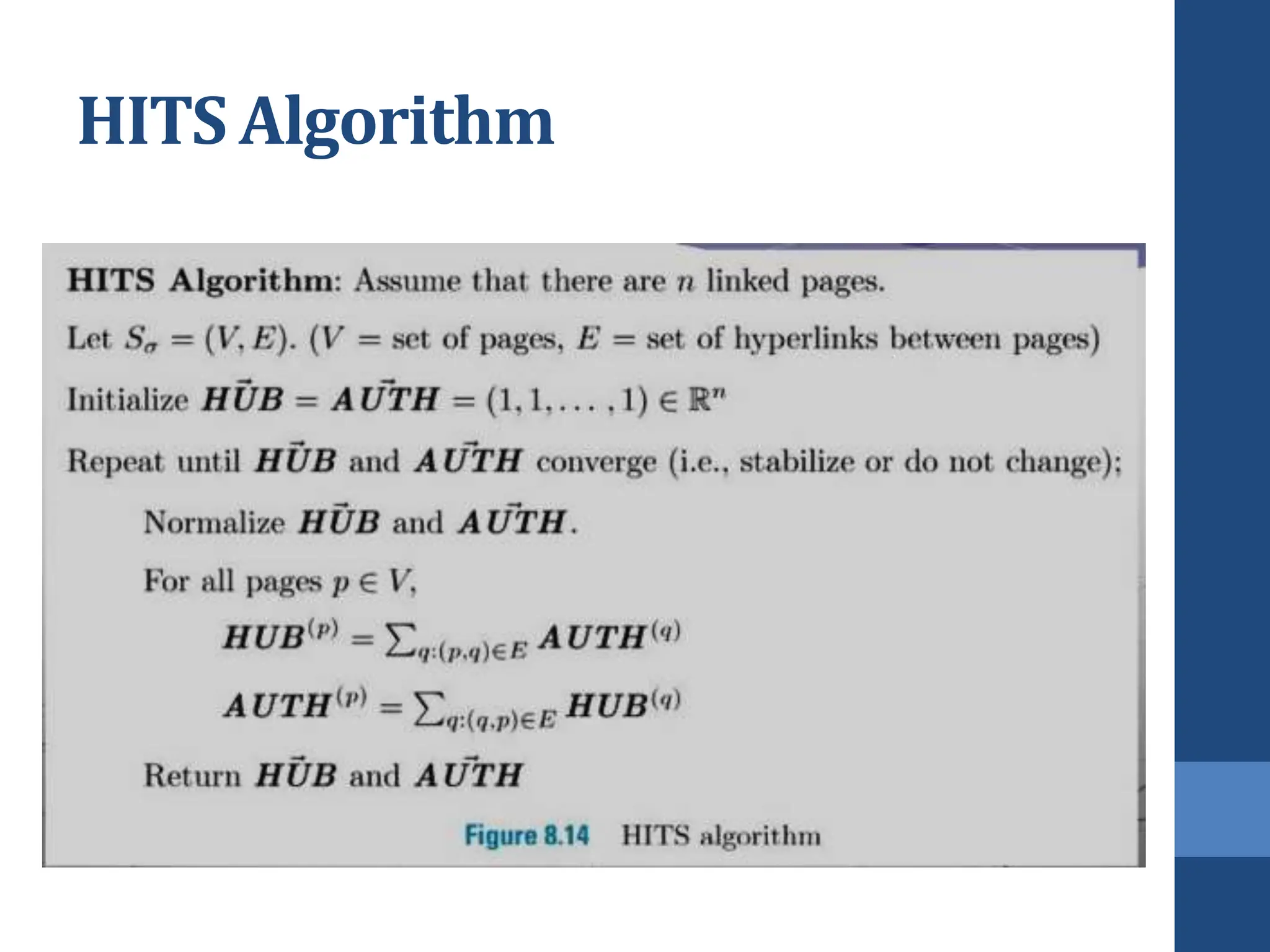 HITS Algorithm
 