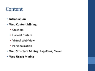 Web mining .pdf module 6 dwm third year ce | PDF