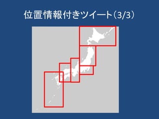 位置情報付きツイート（3/3）
 