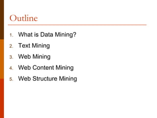 Web_Mining_Overview_Nfaoui_El_Habib | PPT
