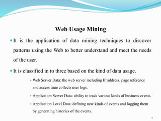 Web mining | PPTX
