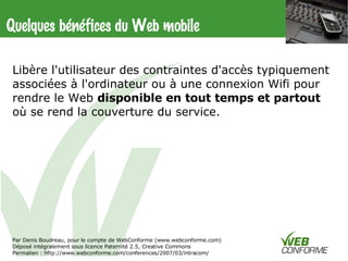 Webmobile Intracom2007