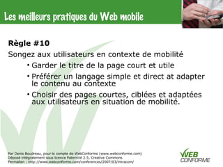 Webmobile Intracom2007