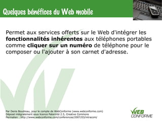 Webmobile Intracom2007
