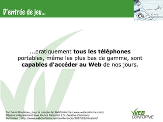 Webmobile Intracom2007