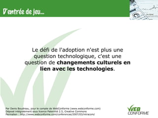 Webmobile Intracom2007