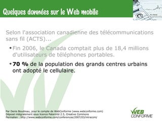 Webmobile Intracom2007