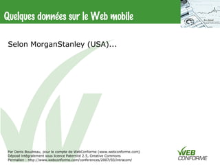 Webmobile Intracom2007