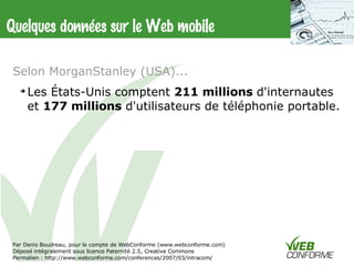 Webmobile Intracom2007