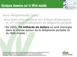 Webmobile Intracom2007