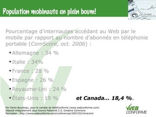 Webmobile Intracom2007