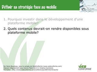 Webmobile Intracom2007