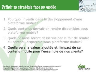 Webmobile Intracom2007