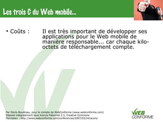 Webmobile Intracom2007