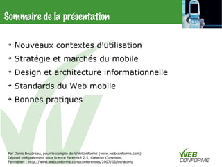 Webmobile Intracom2007