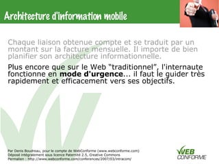 Webmobile Intracom2007