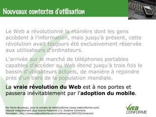 Webmobile Intracom2007