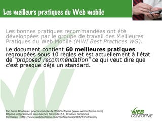 Webmobile Intracom2007