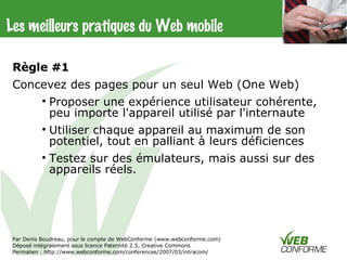 Webmobile Intracom2007