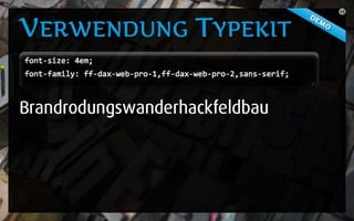 Web Fonts (Webmontag Franken, 7. November 2011)