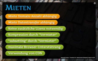 Web Fonts (Webmontag Franken, 7. November 2011)