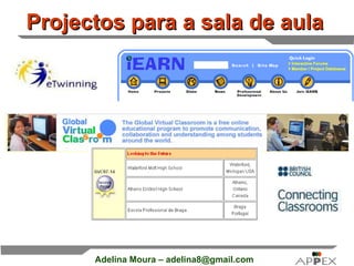 Projectos para a sala de aula   