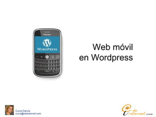 Web móvil
en Wordpress
 