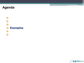 Agenda


   Desafio
   A Proposta
   O Produto
   Exemplos
   Cases
   Perguntas
 