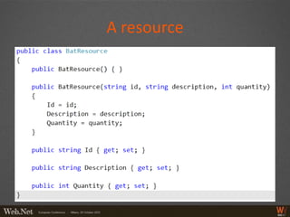 A resource
 
